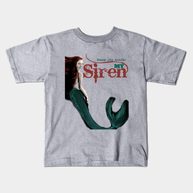 Siren Kids T-Shirt by RabbitWithFangs